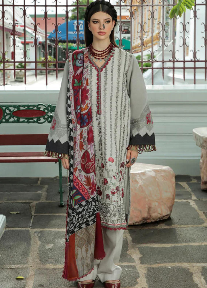 Tassawur By Florent Embroidered Karandi Suits Unstitched 3 Piece FL22T FL-5B - Winter Collection