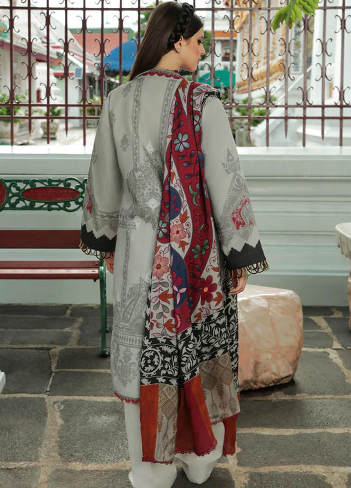 Tassawur By Florent Embroidered Karandi Suits Unstitched 3 Piece FL22T FL-5B - Winter Collection