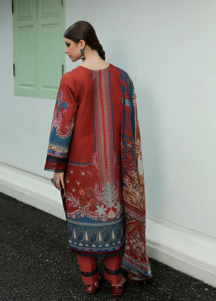 Tassawur By Florent Embroidered Karandi Suits Unstitched 3 Piece FL22T FL-6B - Winter Collection