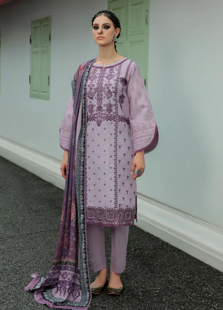 Tassawur By Florent Embroidered Karandi Suits Unstitched 3 Piece FL22T FL-7A - Winter Collection