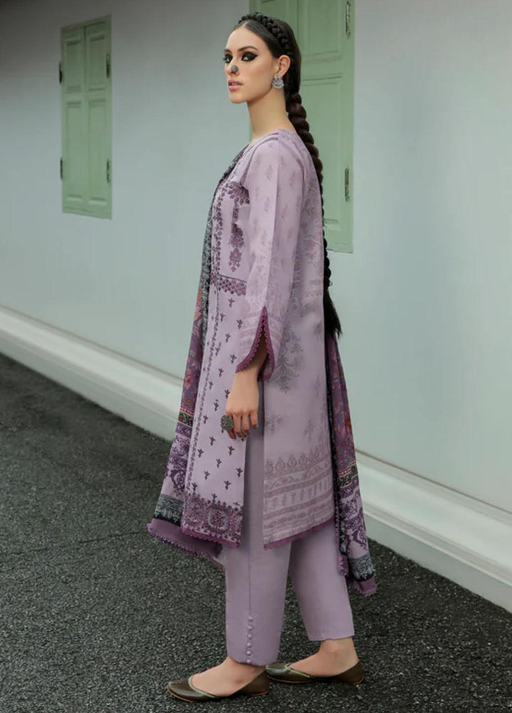 Tassawur By Florent Embroidered Karandi Suits Unstitched 3 Piece FL22T FL-7A - Winter Collection