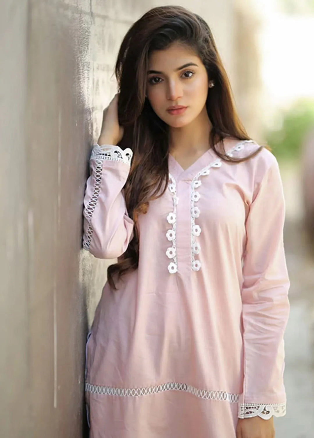 Tassawur Pret Embroidered Cotton 2 Piece Suit Blissful Rose