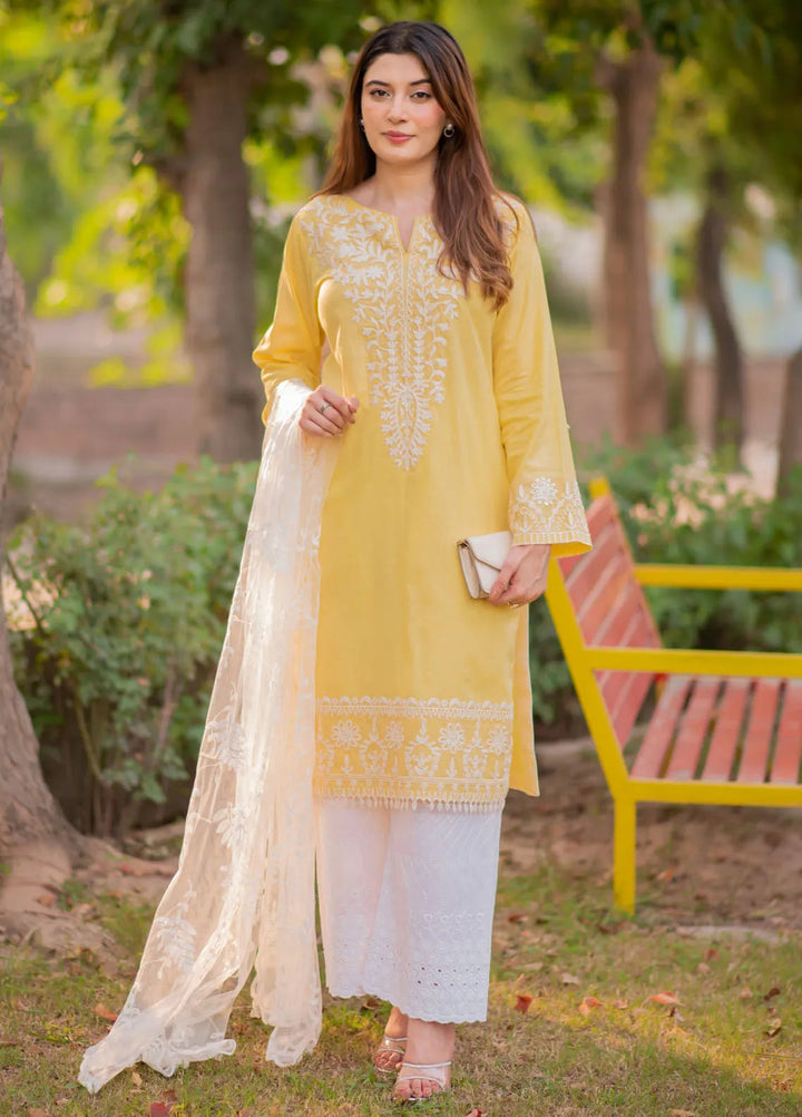 Tassawur Pret Embroidered Cotton 3 Piece Suit Zaina