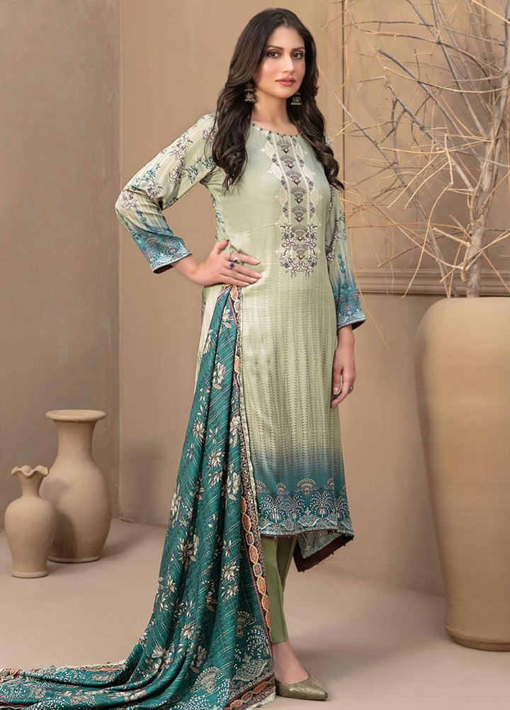 Tawakkal Fabrics Printed Satin Suits Unstitched 3 Piece TWF23ST D-9737 - Winter Collection