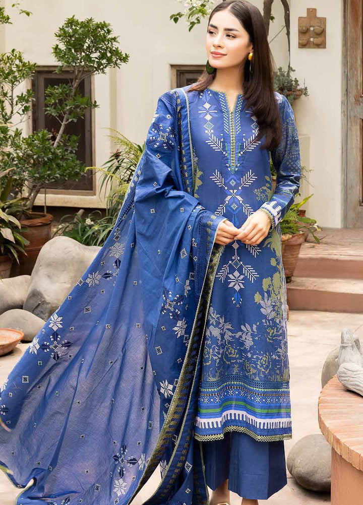 Gul Ahmed Embroidered  Suits Unstitched 2 Piece GA22CM TCE-22001 - Festive Collection