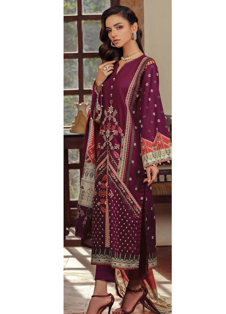 Gul Ahmed Embroidered  Suits Unstitched 2 Piece GA22CM TCE-22003 - Festive Collection