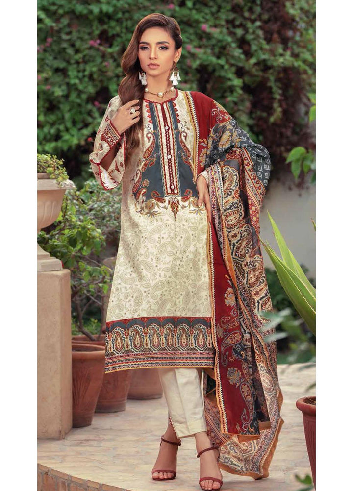 Gul Ahmed Printed  Suits Unstitched 2 Piece GA22CM TCN-22002 - Festive Collection
