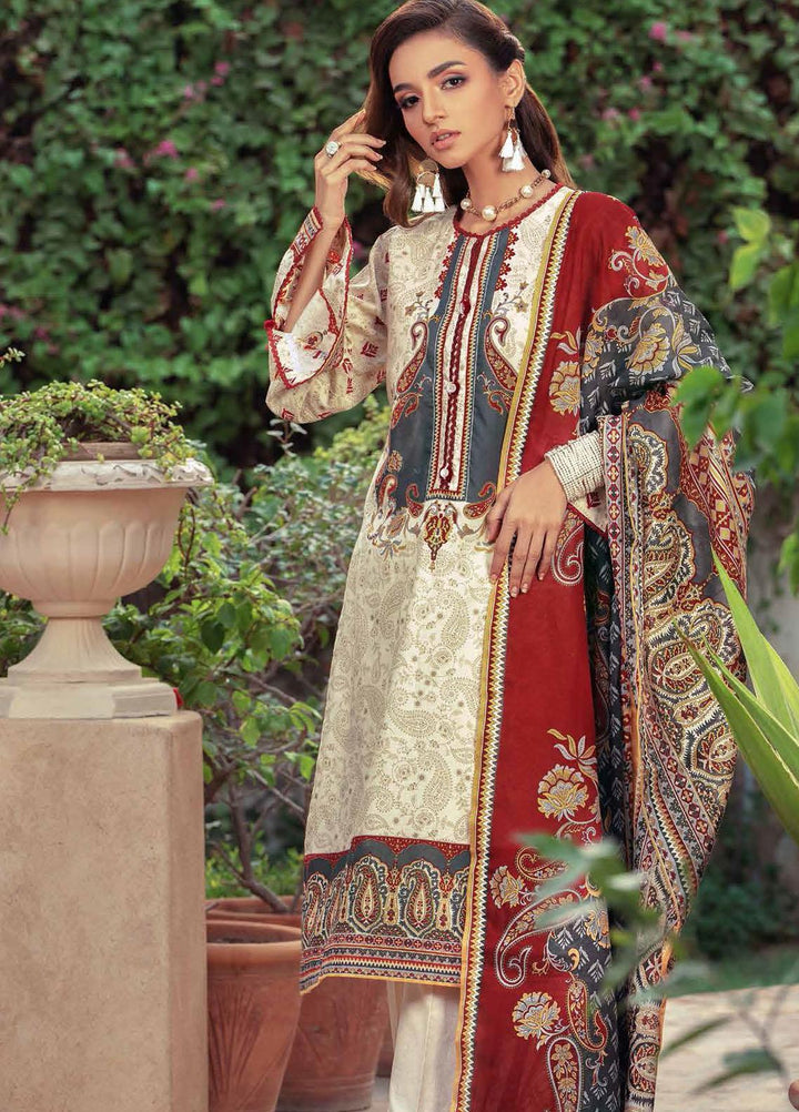 Gul Ahmed Printed  Suits Unstitched 2 Piece GA22CM TCN-22002 - Festive Collection