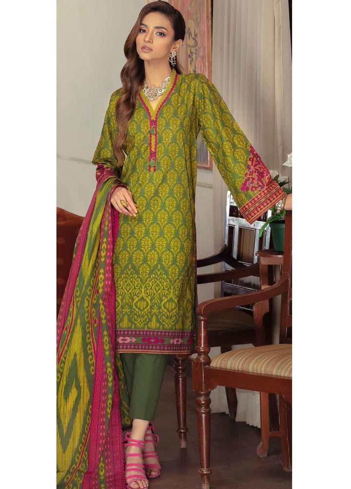 Gul Ahmed Printed  Suits Unstitched 2 Piece GA22CM TCN-22005 - Festive Collection