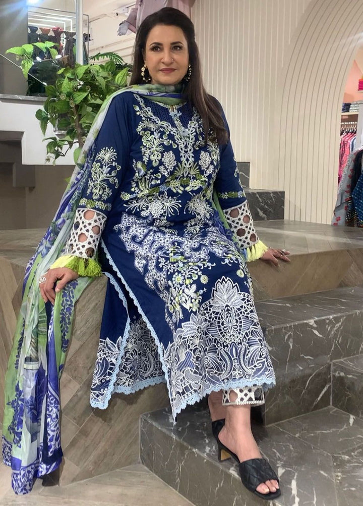 Te Amo by Mushq Embroidered Lawn Suits Unstitched 3 Piece MQ24TA D-06 Modena Magic - Luxury Summer Collection