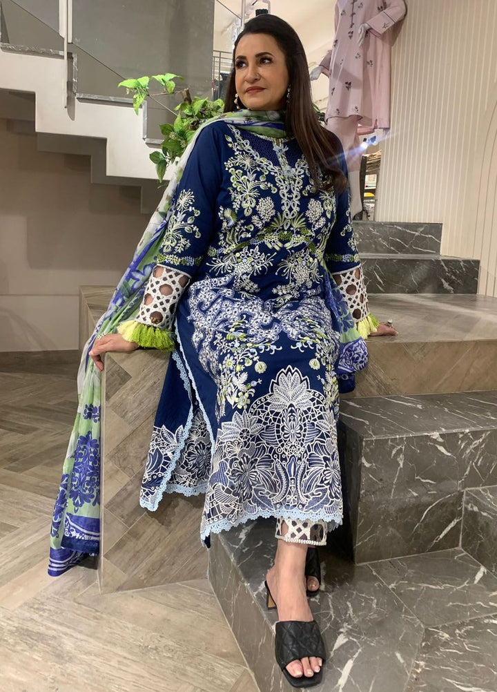 Te Amo by Mushq Embroidered Lawn Suits Unstitched 3 Piece MQ24TA D-06 Modena Magic - Luxury Summer Collection