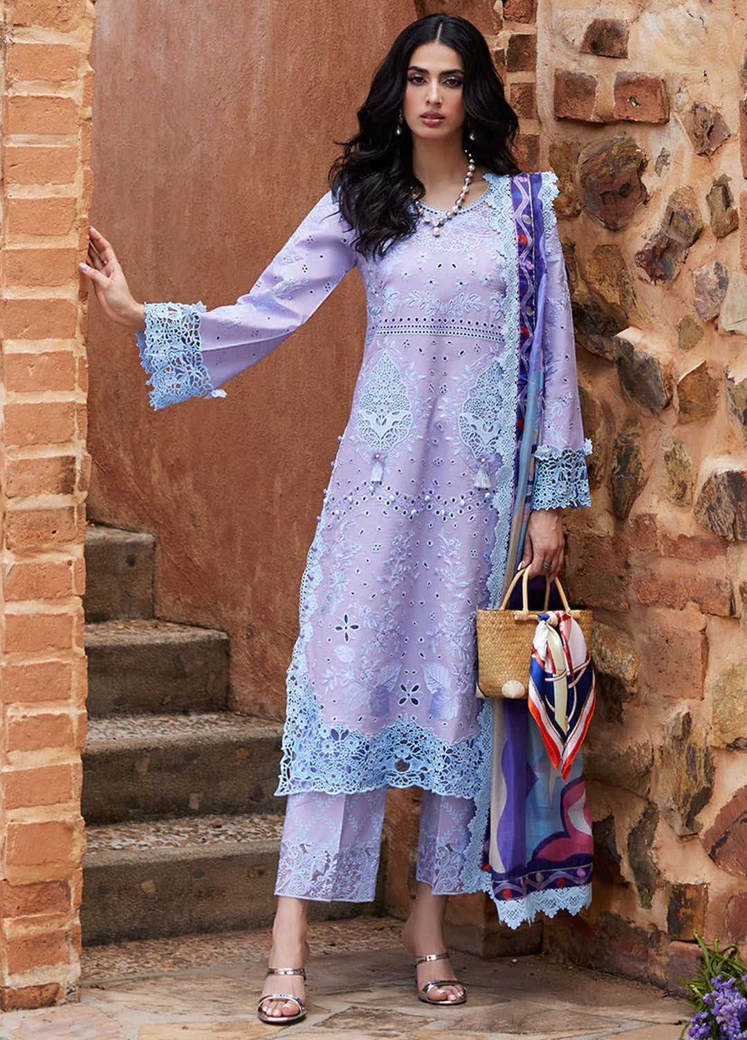 Te Amo by Mushq Embroidered Lawn Suits Unstitched 3 Piece MQ24TA D-02 Ciao Couture - Luxury Summer Collection