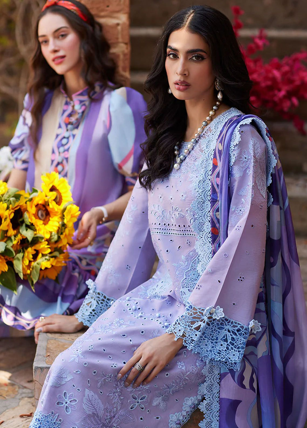 Te Amo by Mushq Embroidered Lawn Suits Unstitched 3 Piece MQ24TA D-02 Ciao Couture - Luxury Summer Collection