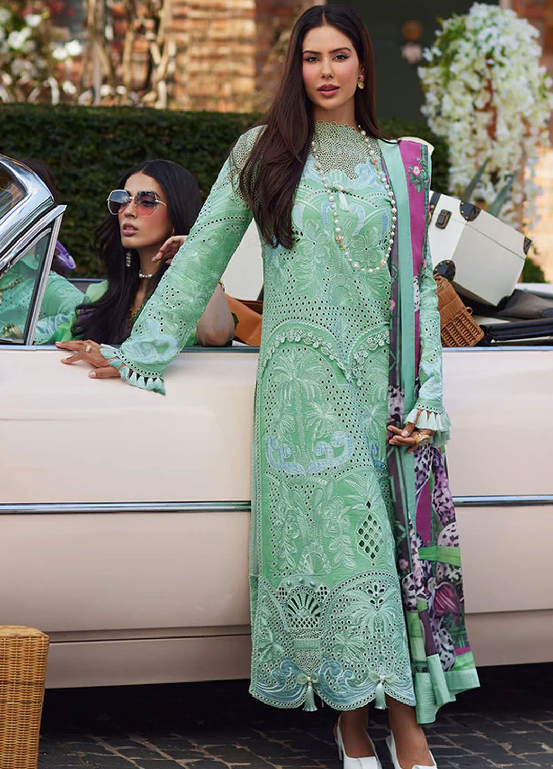 Te Amo by Mushq Embroidered Lawn Suits Unstitched 3 Piece MQ24TA D-03 Piazza Panache - Luxury Summer Collection