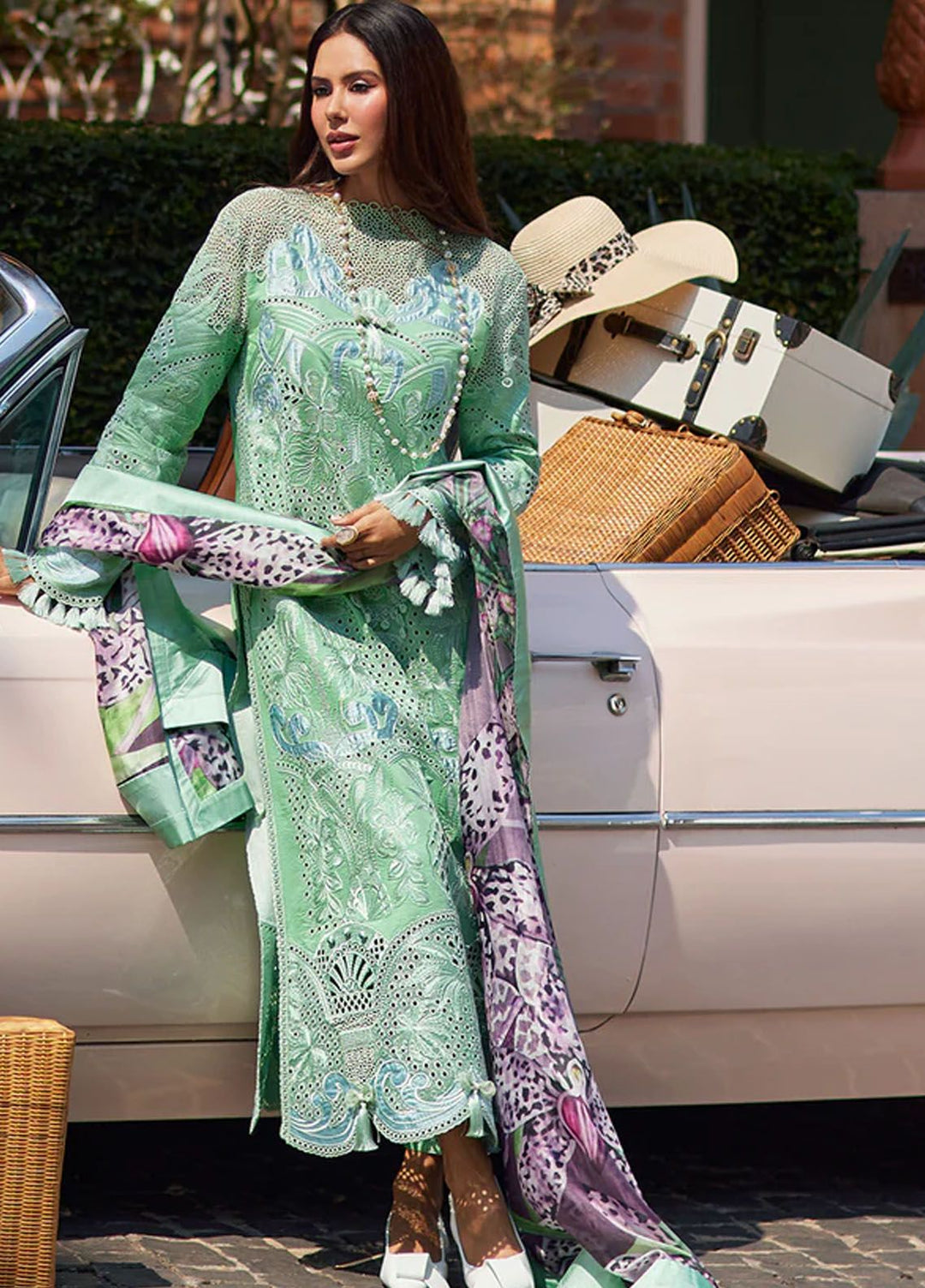 Te Amo by Mushq Embroidered Lawn Suits Unstitched 3 Piece MQ24TA D-03 Piazza Panache - Luxury Summer Collection