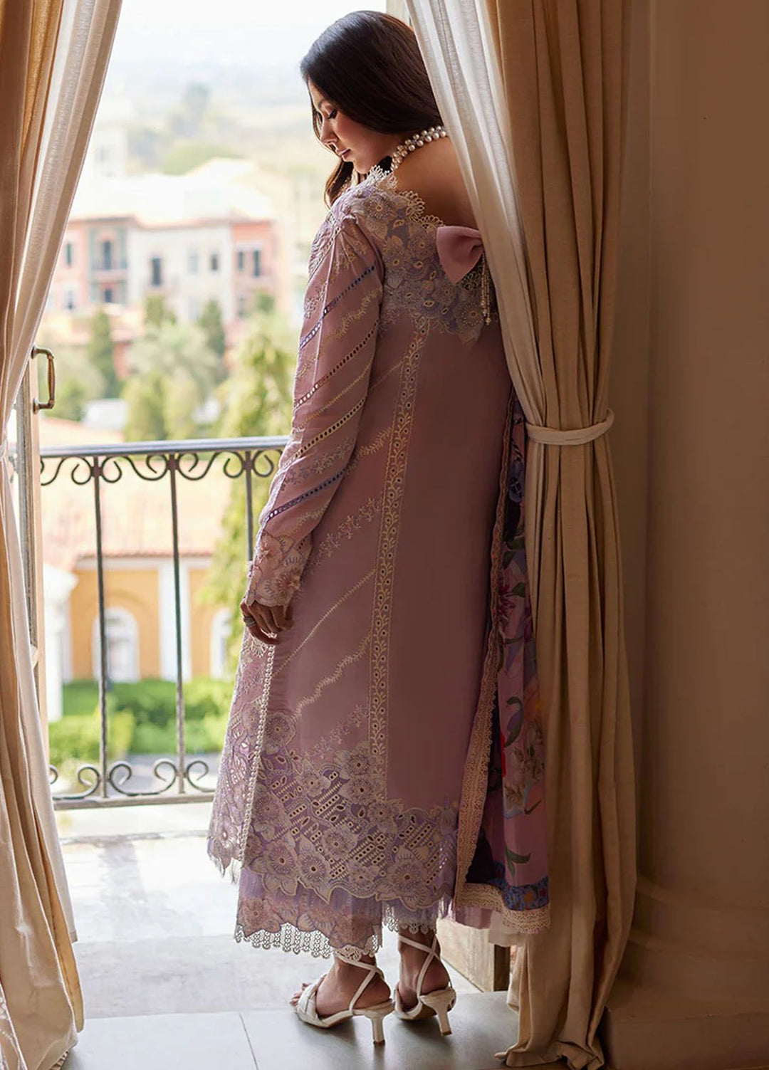 Te Amo by Mushq Embroidered Lawn Suits Unstitched 3 Piece MQ24TA D-04 Tuscany Temptation - Luxury Summer Collection