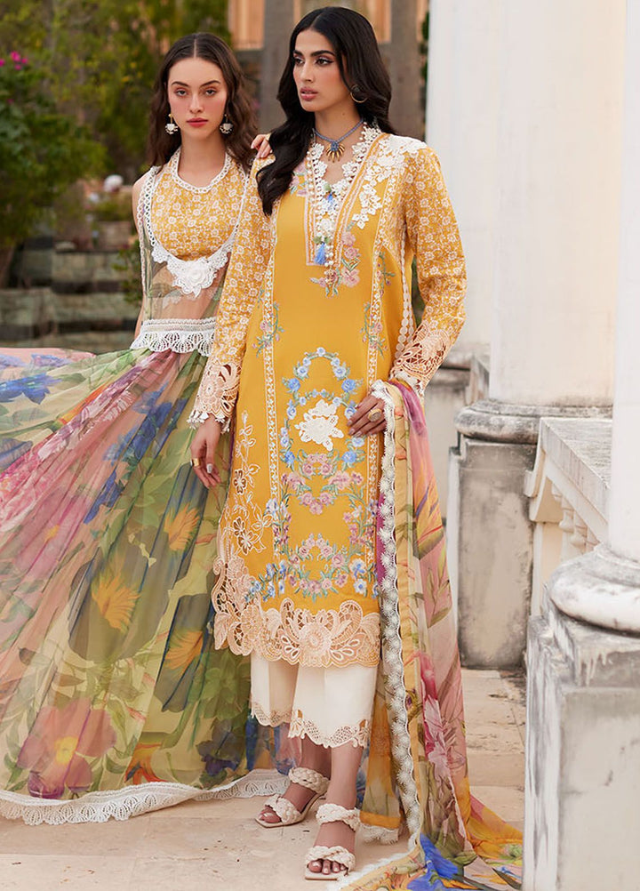 Te Amo by Mushq Embroidered Lawn Suits Unstitched 3 Piece MQ24TA D-05 Milano Moda - Luxury Summer Collection
