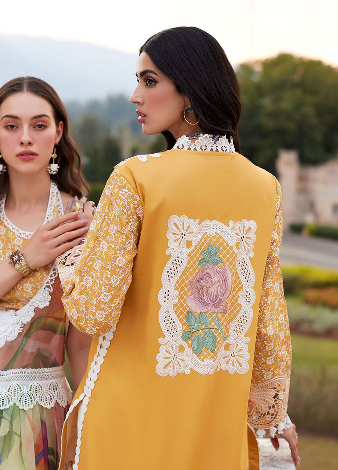 Te Amo by Mushq Embroidered Lawn Suits Unstitched 3 Piece MQ24TA D-05 Milano Moda - Luxury Summer Collection