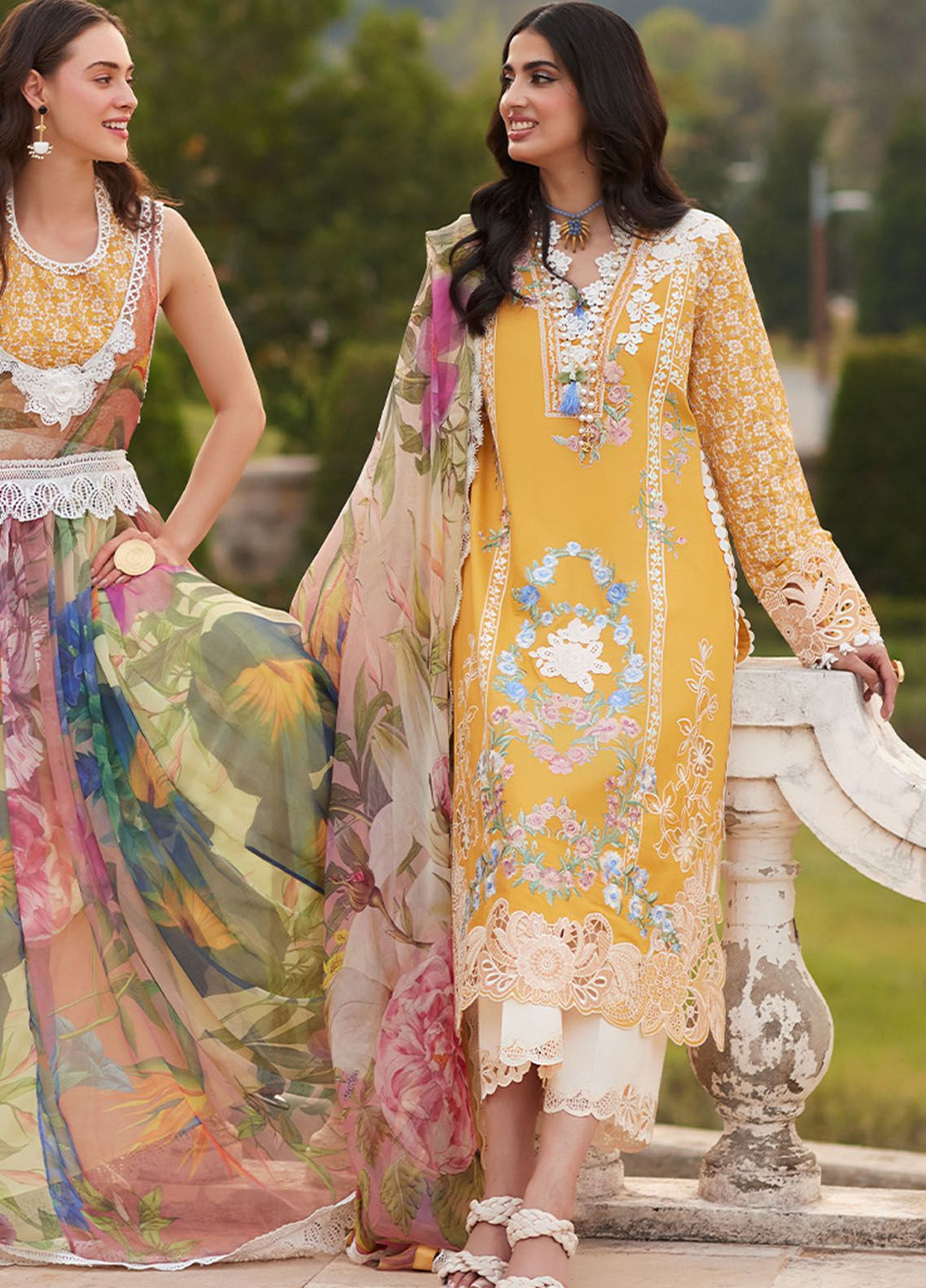 Te Amo by Mushq Embroidered Lawn Suits Unstitched 3 Piece MQ24TA D-05 Milano Moda - Luxury Summer Collection