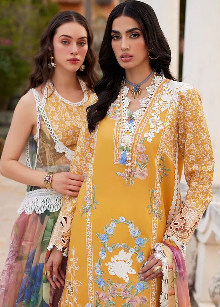 Te Amo by Mushq Embroidered Lawn Suits Unstitched 3 Piece MQ24TA D-05 Milano Moda - Luxury Summer Collection