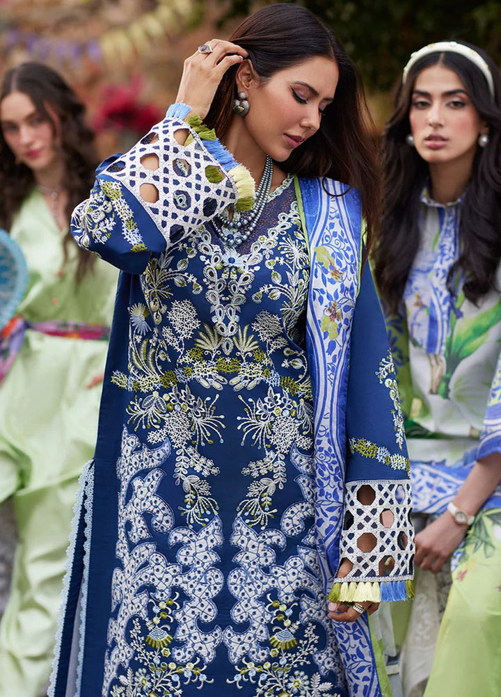 Te Amo by Mushq Embroidered Lawn Suits Unstitched 3 Piece MQ24TA D-06 Modena Magic - Luxury Summer Collection