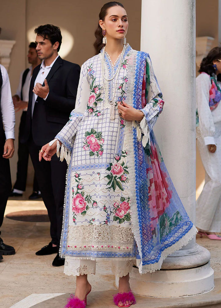 Te Amo by Mushq Embroidered Lawn Suits Unstitched 3 Piece MQ24TA D-07 Bella Belleza - Luxury Summer Collection