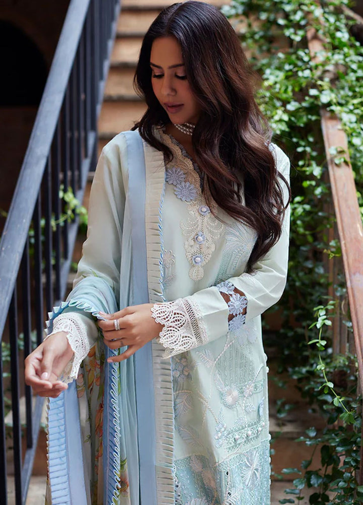 Te Amo by Mushq Embroidered Lawn Suits Unstitched 3 Piece MQ24TA D-08 Capri Charm - Luxury Summer Collection