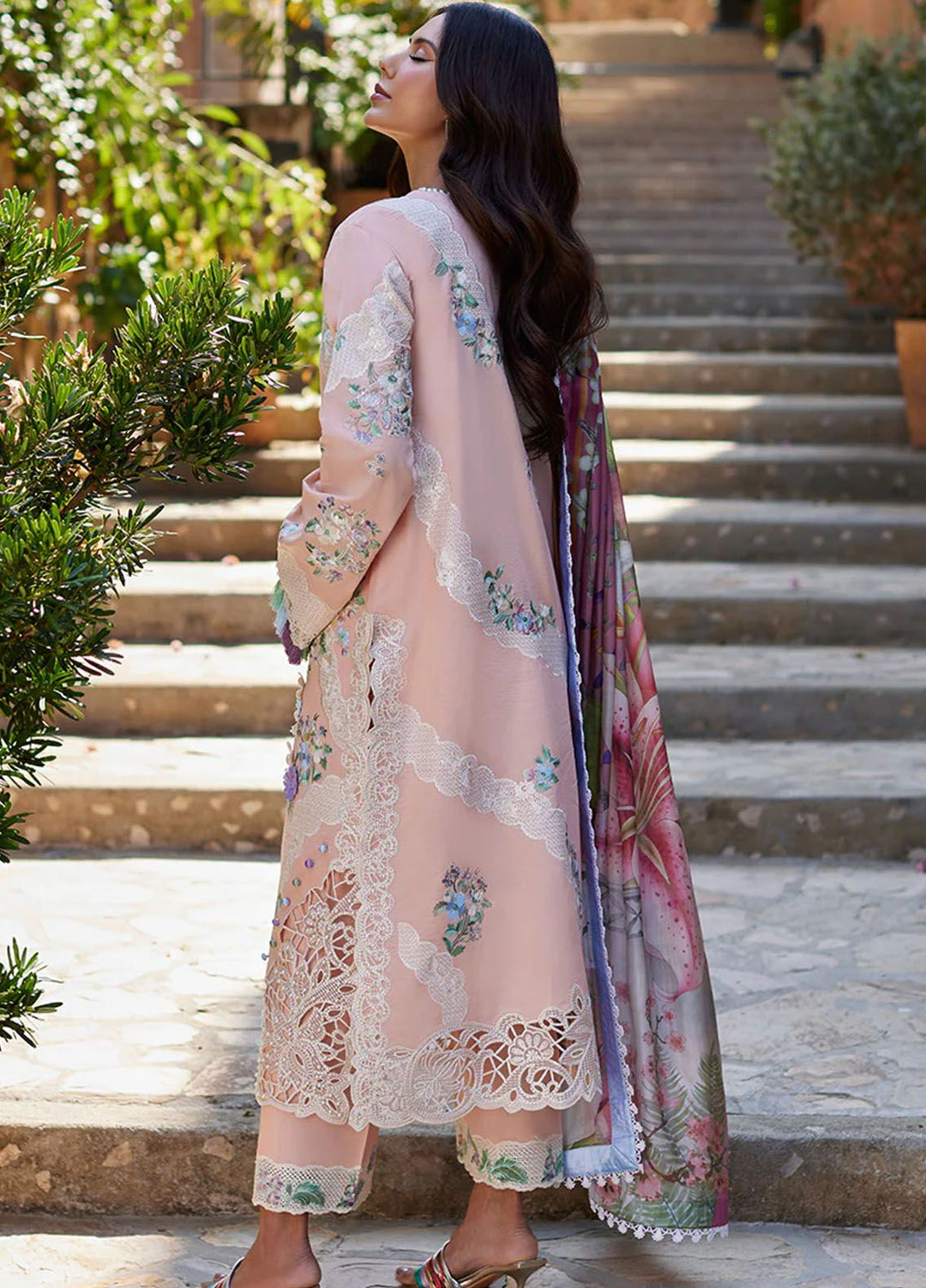 Te Amo by Mushq Embroidered Lawn Suits Unstitched 3 Piece MQ24TA D-09 Italiano Intrigue - Luxury Summer Collection
