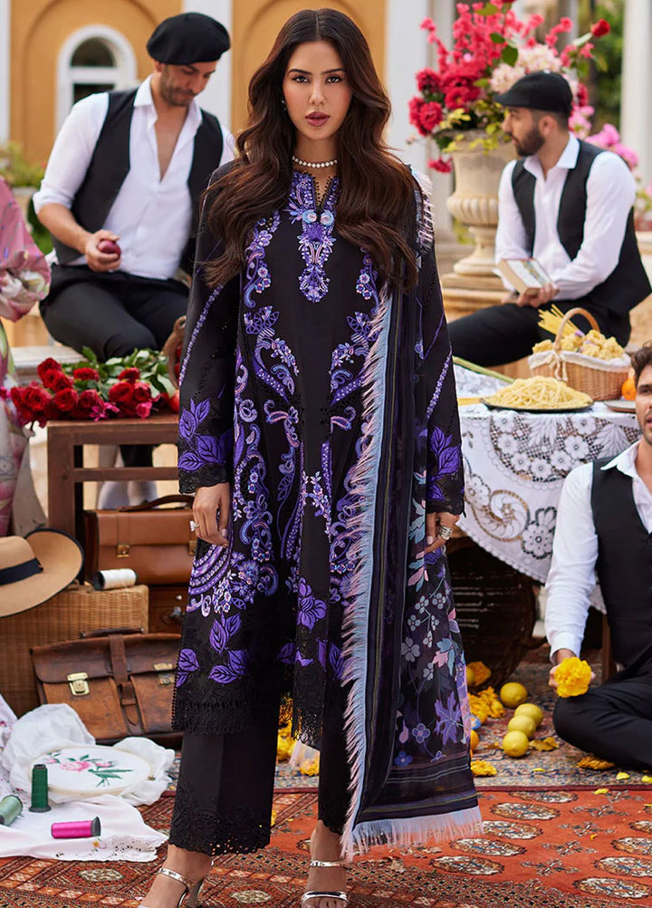 Te Amo by Mushq Embroidered Lawn Suits Unstitched 3 Piece MQ24TA D-10 Sardinia Splendor - Luxury Summer Collection