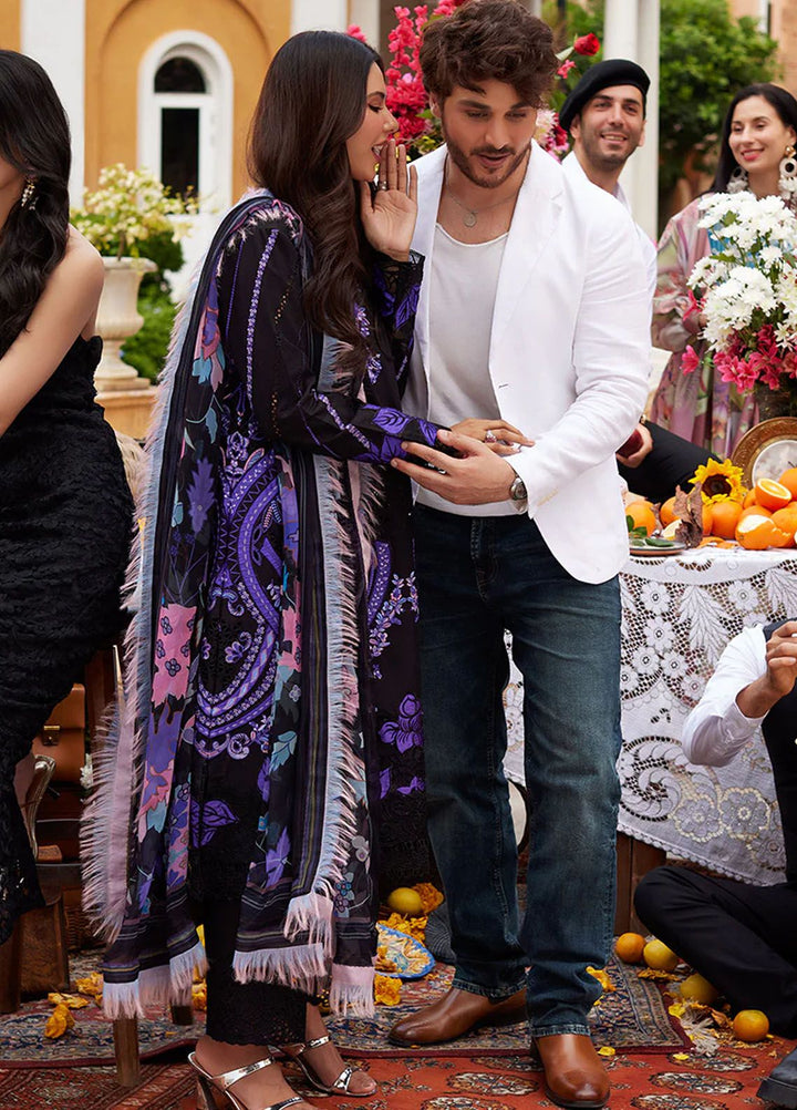 Te Amo by Mushq Embroidered Lawn Suits Unstitched 3 Piece MQ24TA D-10 Sardinia Splendor - Luxury Summer Collection