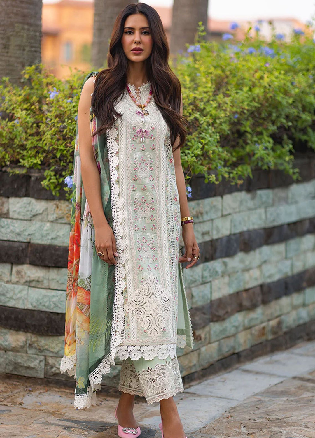 Te Amo by Mushq Embroidered Lawn Suits Unstitched 3 Piece MQ24TA D-12 Ravenna Romance - Luxury Summer Collection