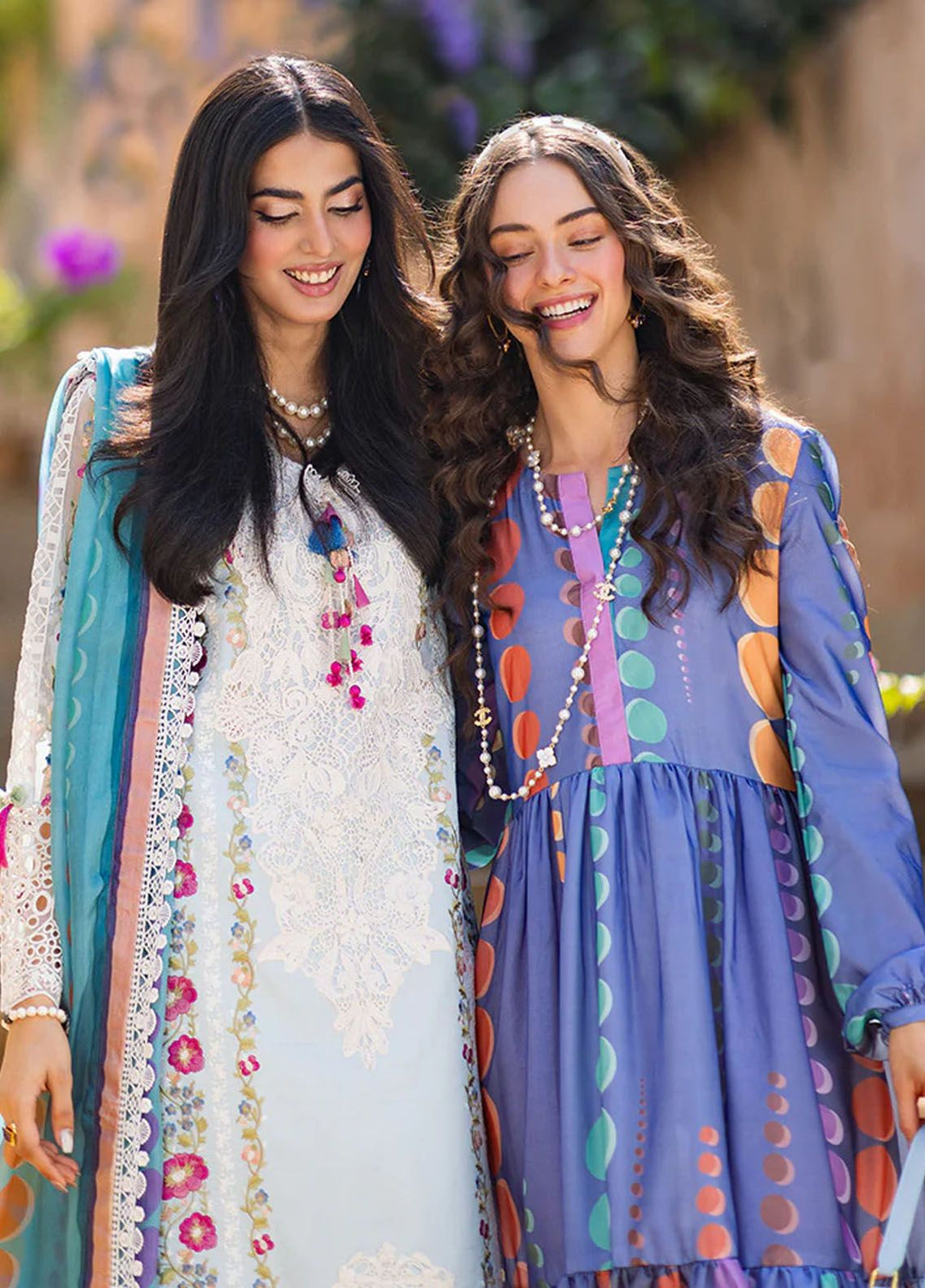 Te Amo by Mushq Embroidered Lawn Suits Unstitched 3 Piece MQ24TA D-14 Lucca Lure - Luxury Summer Collection