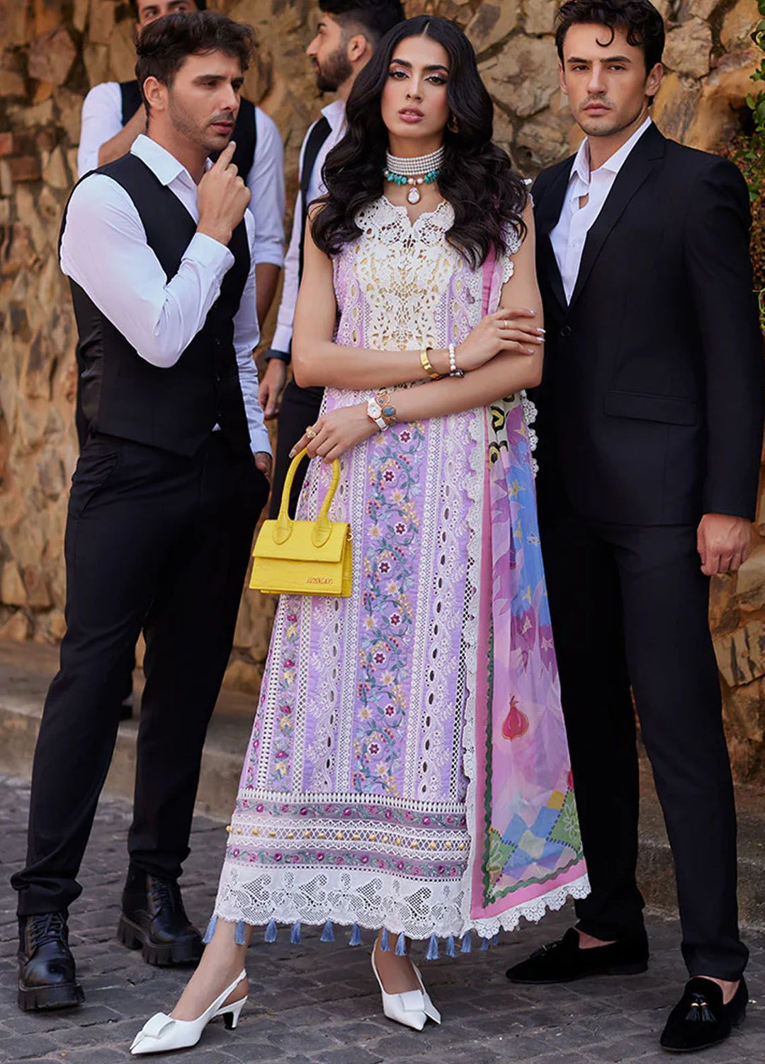 Te Amo by Mushq Embroidered Lawn Suits Unstitched 3 Piece MQ24TA D-16 Amalfi Alure - Luxury Summer Collection