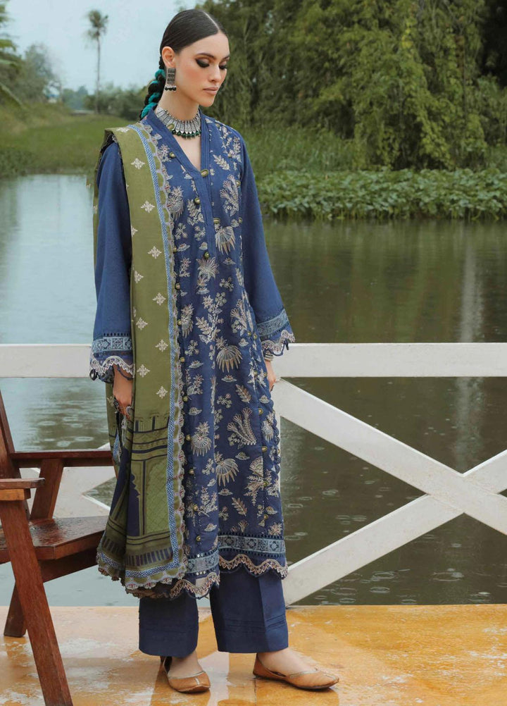 Tehzeeb By Aabyaan Embroidered Karandi Suits Unstitched 3 Piece ABY22T AK-01 Tabeer - Winter Collection