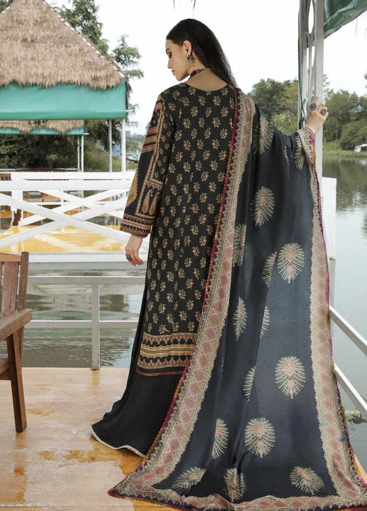 Tehzeeb By Aabyaan Embroidered Karandi Suits Unstitched 3 Piece ABY22T AK-02 Kashaf - Winter Collection