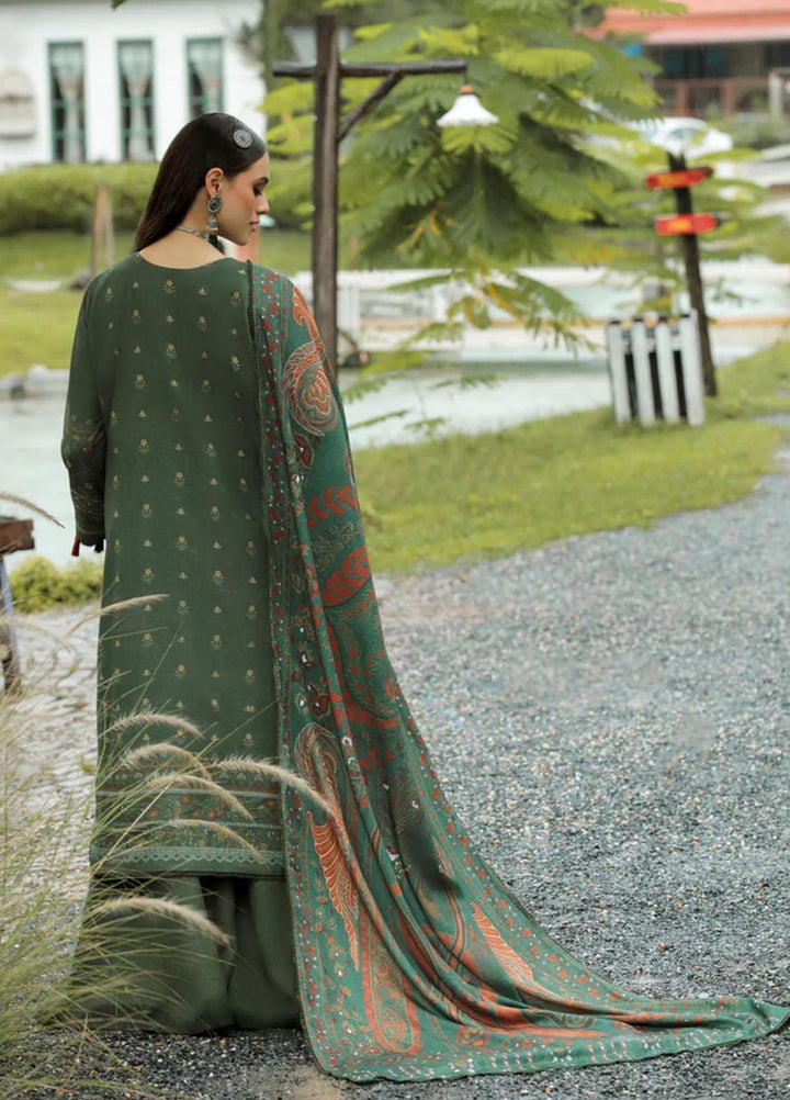 Tehzeeb By Aabyaan Embroidered Karandi Suits Unstitched 3 Piece ABY22T AK-06 Zeenat - Winter Collection