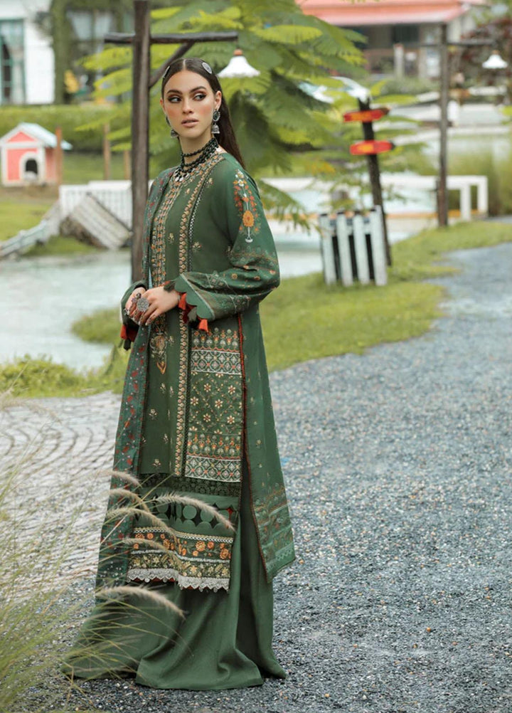 Tehzeeb By Aabyaan Embroidered Karandi Suits Unstitched 3 Piece ABY22T AK-06 Zeenat - Winter Collection