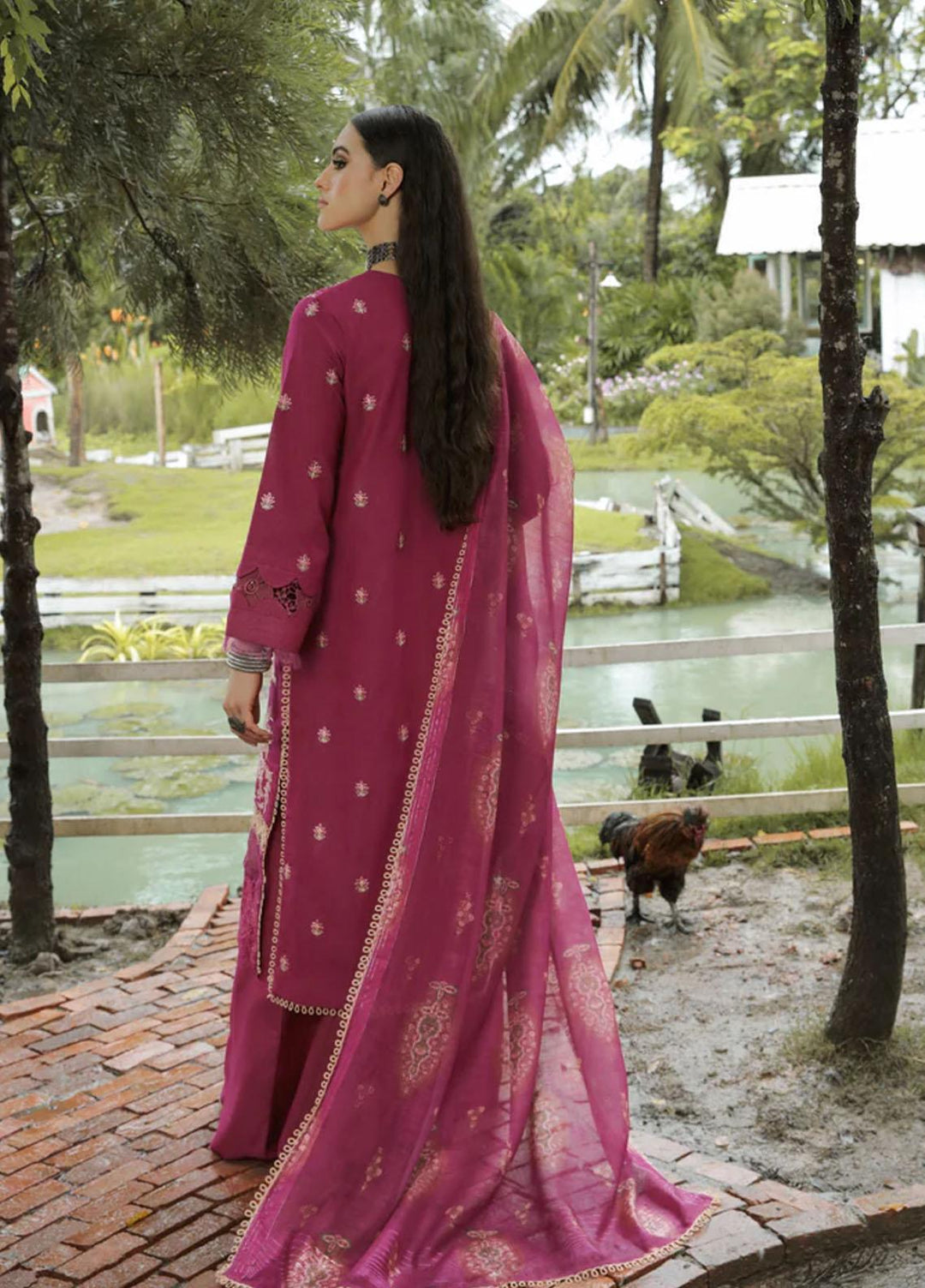 Tehzeeb By Aabyaan Embroidered Karandi Suits Unstitched 3 Piece ABY22T AK-07 Eisaar - Winter Collection