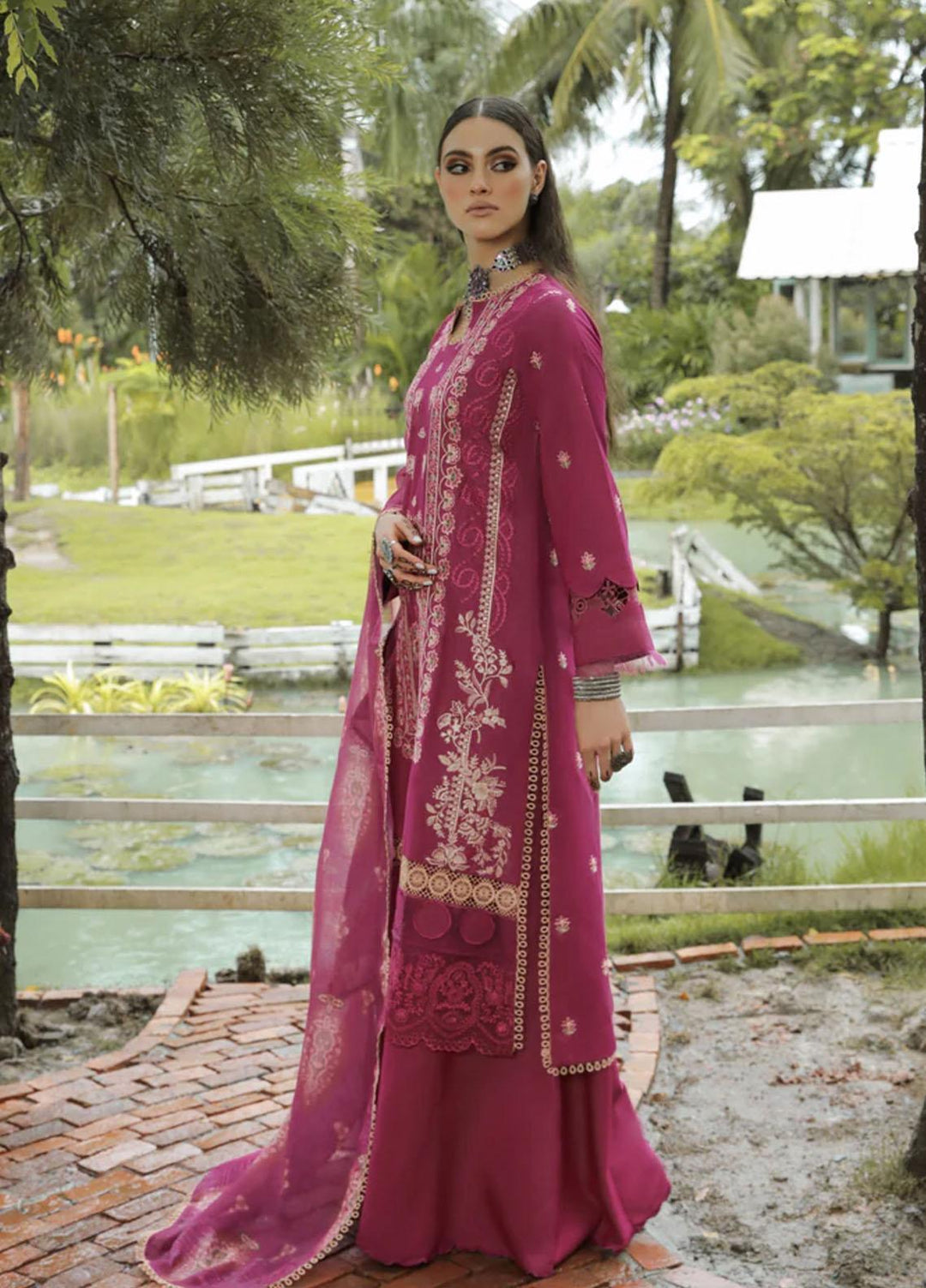 Tehzeeb By Aabyaan Embroidered Karandi Suits Unstitched 3 Piece ABY22T AK-07 Eisaar - Winter Collection