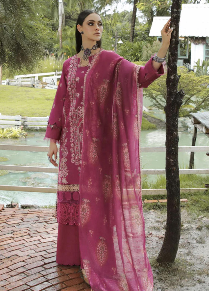 Tehzeeb By Aabyaan Embroidered Karandi Suits Unstitched 3 Piece ABY22T AK-07 Eisaar - Winter Collection