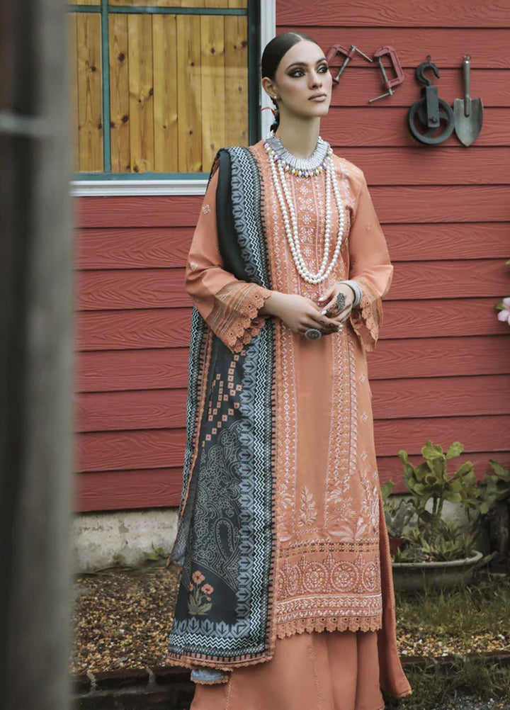 Tehzeeb By Aabyaan Embroidered Karandi Suits Unstitched 3 Piece ABY22T AK-08 Aabroo - Winter Collection