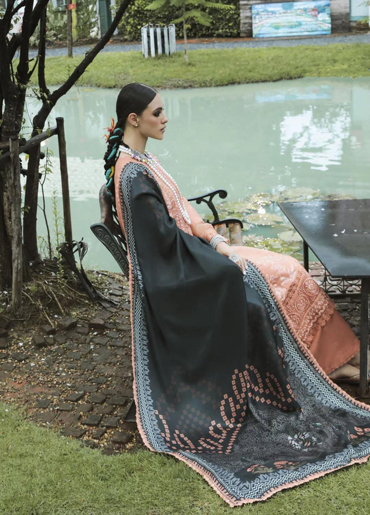 Tehzeeb By Aabyaan Embroidered Karandi Suits Unstitched 3 Piece ABY22T AK-08 Aabroo - Winter Collection