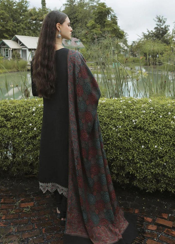 Tehzeeb By Aabyaan Embroidered Karandi Suits Unstitched 3 Piece ABY22T AK-09 Mashal - Winter Collection
