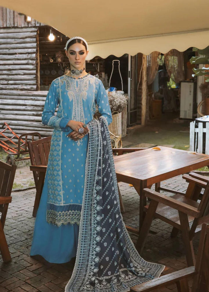 Tehzeeb By Aabyaan Embroidered Karandi Suits Unstitched 3 Piece ABY22T AK-11 Narina - Winter Collection