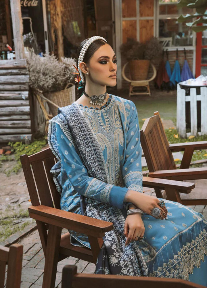 Tehzeeb By Aabyaan Embroidered Karandi Suits Unstitched 3 Piece ABY22T AK-11 Narina - Winter Collection