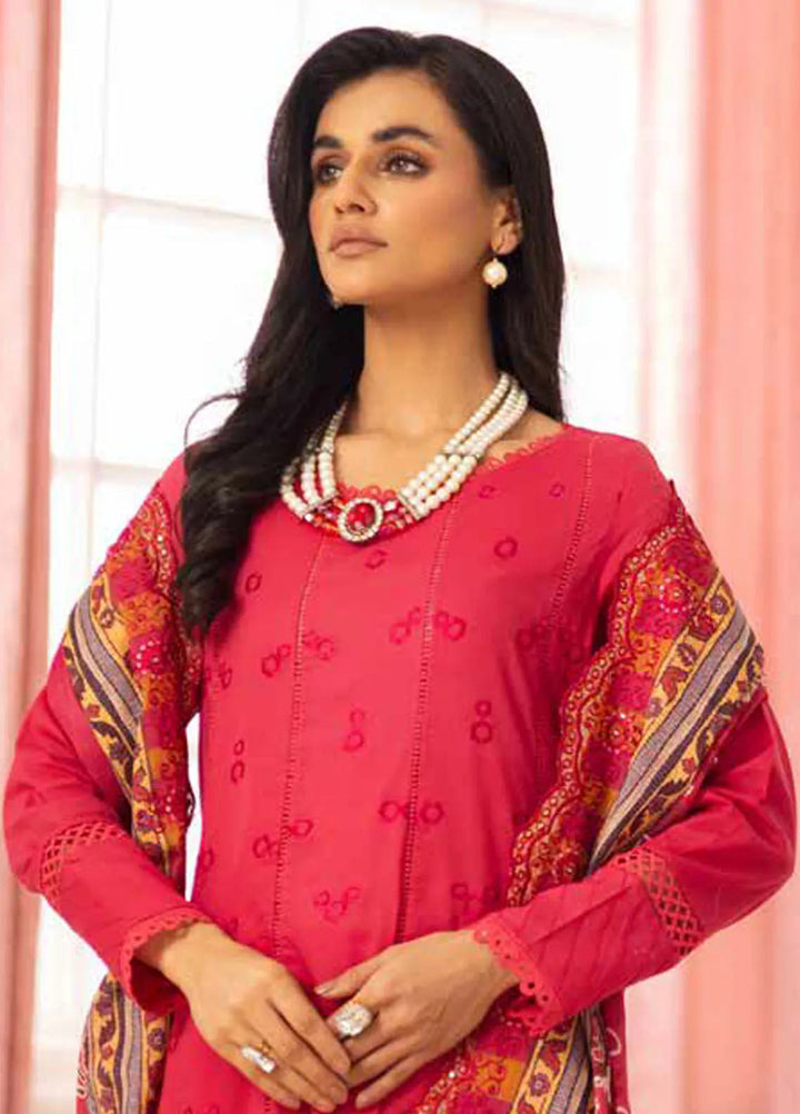 Tehzeeb by Riaz Arts 3 piece Lawn Suit Unstitched RA25TU TL-438 - Summer Collection