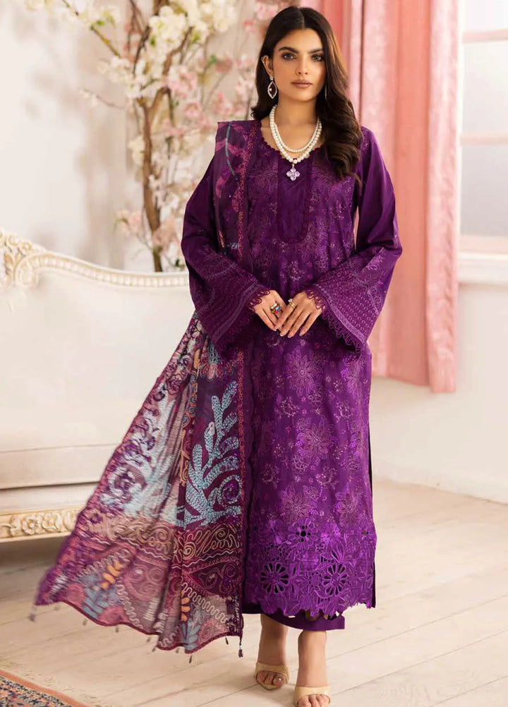 Tehzeeb by Riaz Arts 3 piece Lawn Suit Unstitched RA25TU TL-439 - Summer Collection