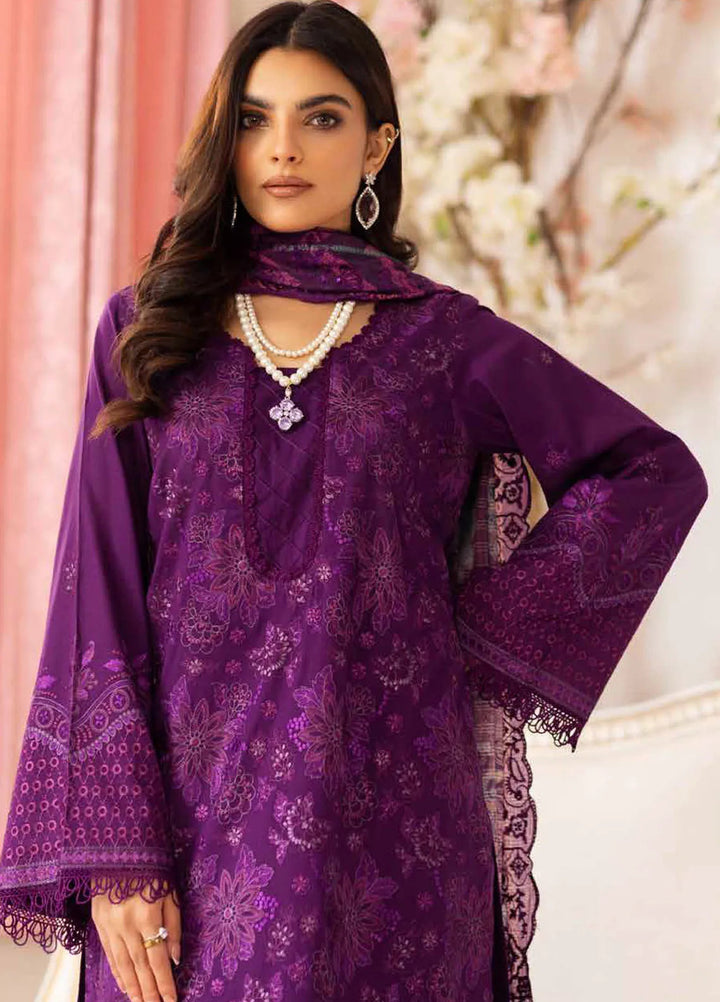 Tehzeeb by Riaz Arts 3 piece Lawn Suit Unstitched RA25TU TL-439 - Summer Collection