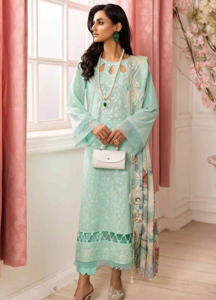 Tehzeeb by Riaz Arts 3 piece Lawn Suit Unstitched RA25TU TL-440 - Summer Collection