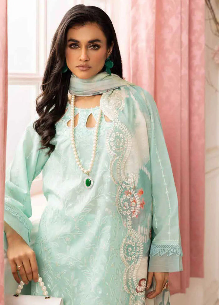 Tehzeeb by Riaz Arts 3 piece Lawn Suit Unstitched RA25TU TL-440 - Summer Collection